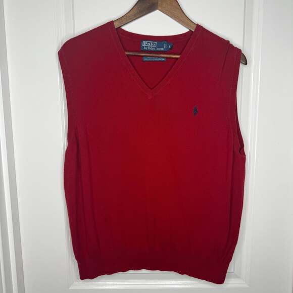 Men's Polo Ralph Lauren V-Neck Pima Cotton - Picture 1 of 4